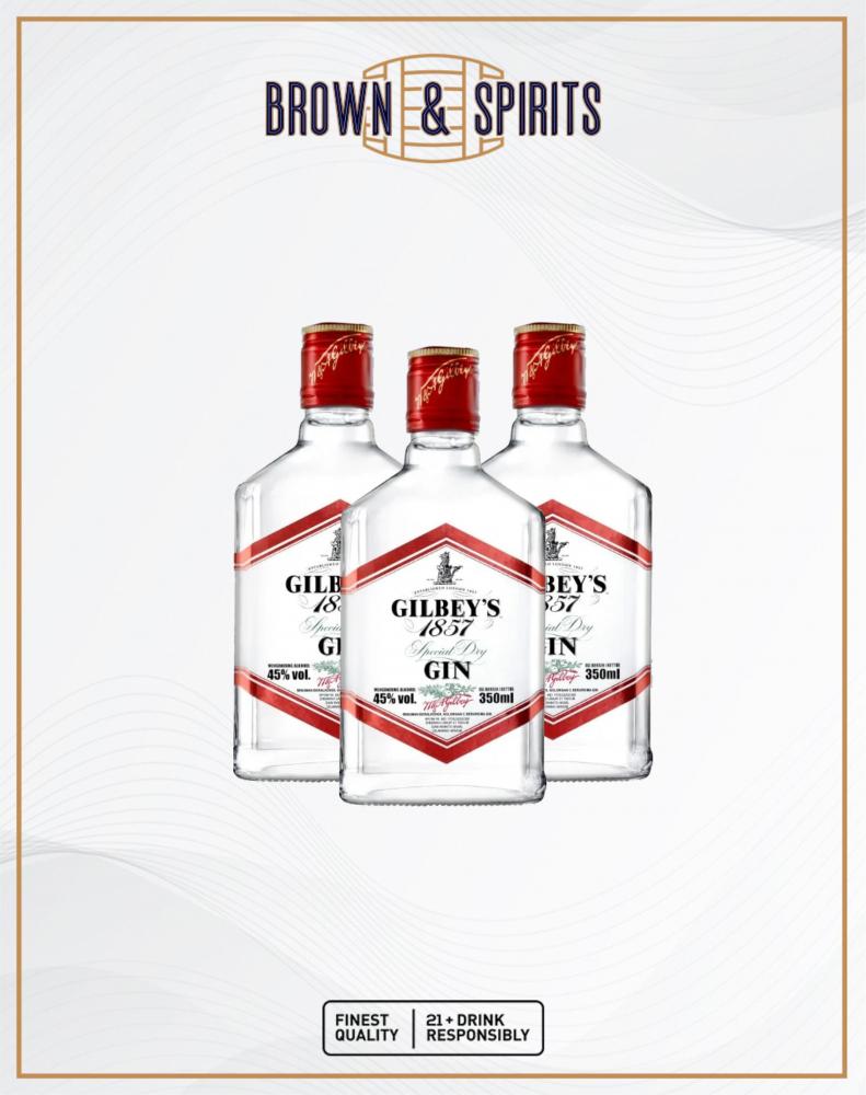 https://brownandspirits.com/assets/images/product/3-bottles-of-gilbeys-1857-distillers-blend-350-ml/small_Gilbeys 1857 Distiller's Blend 350 ml - 3bottles.jpg